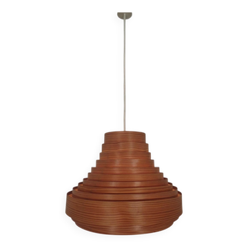 Wooden Lamella Ceiling Lamp by Hans-Agne Jakobsson for Hans-Agne Jakobsson AB Markaryd, 1960s