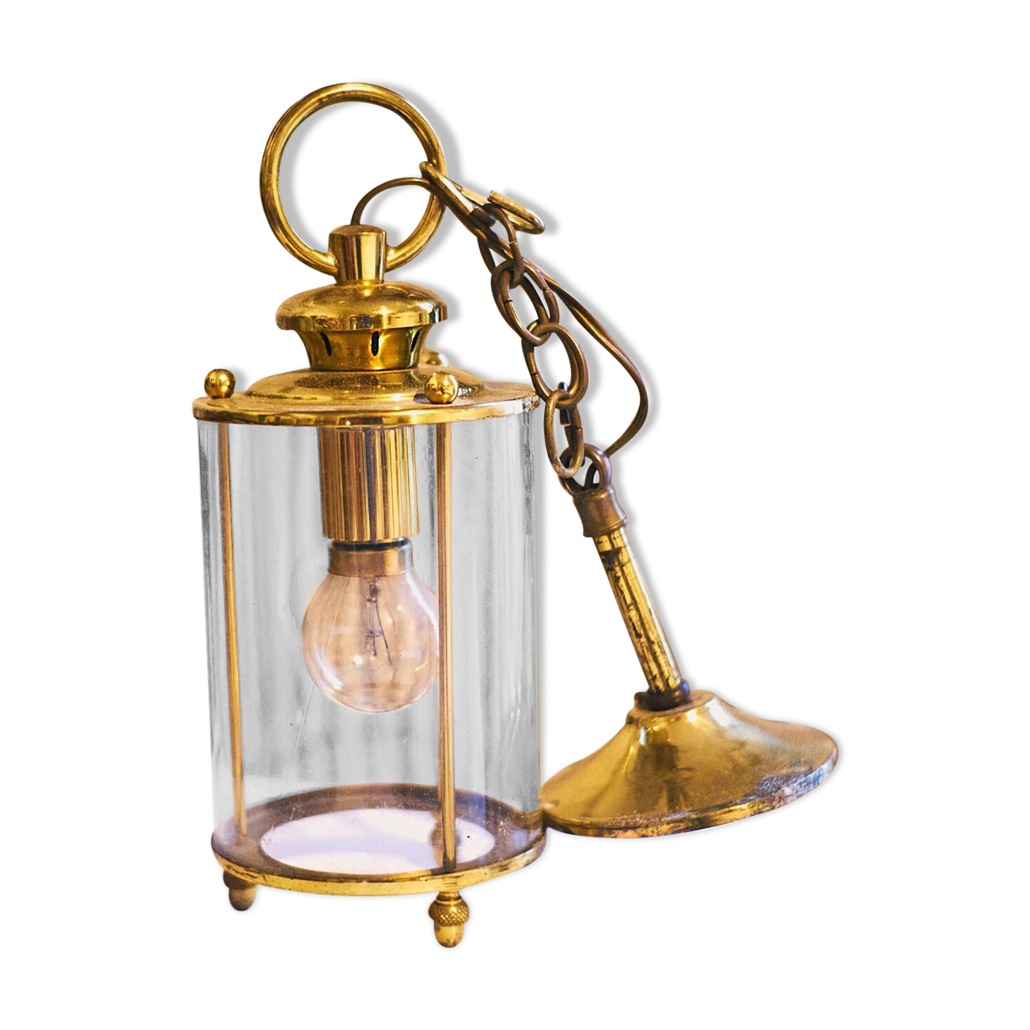 Old Golden Chandelier Lighting