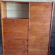 Multifunction teak cabinet