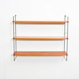 Etagère murale String en noyer, années 60