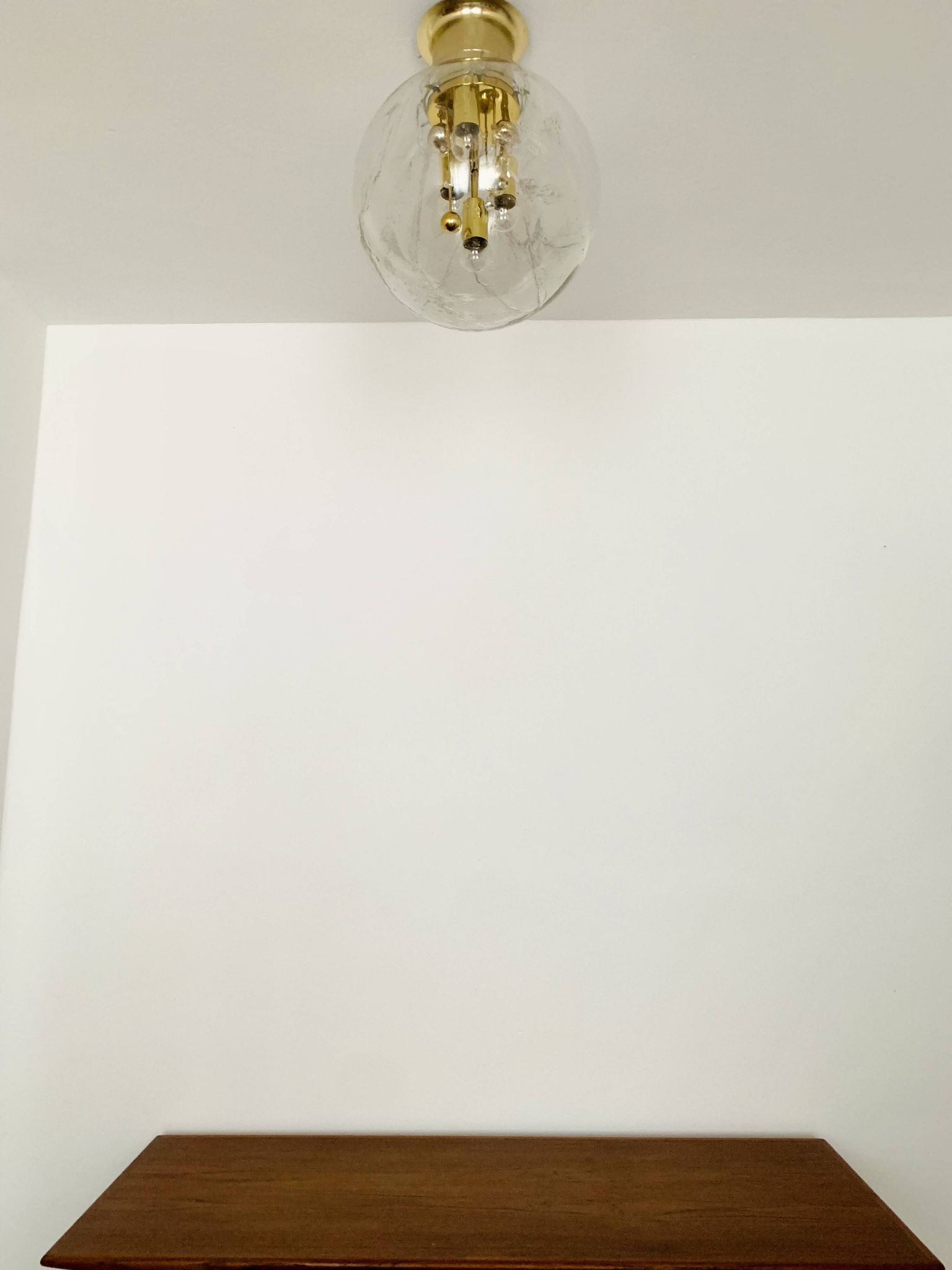 Ice Glass Flush Lamp by Doria
