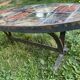 Table basse céramique style Vallauris