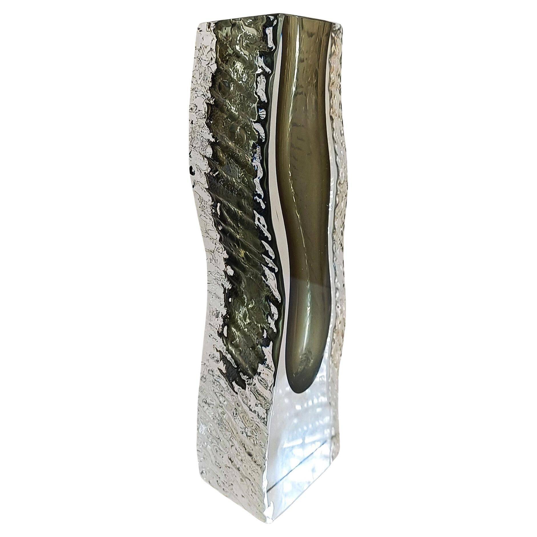 Murano Sommerso  Glass Vase by Alessandro Mandruzzato, Italy,  1970s