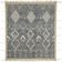 Tapis turc contemporain noué à la main en laine bleue 251 cm x 296 cm