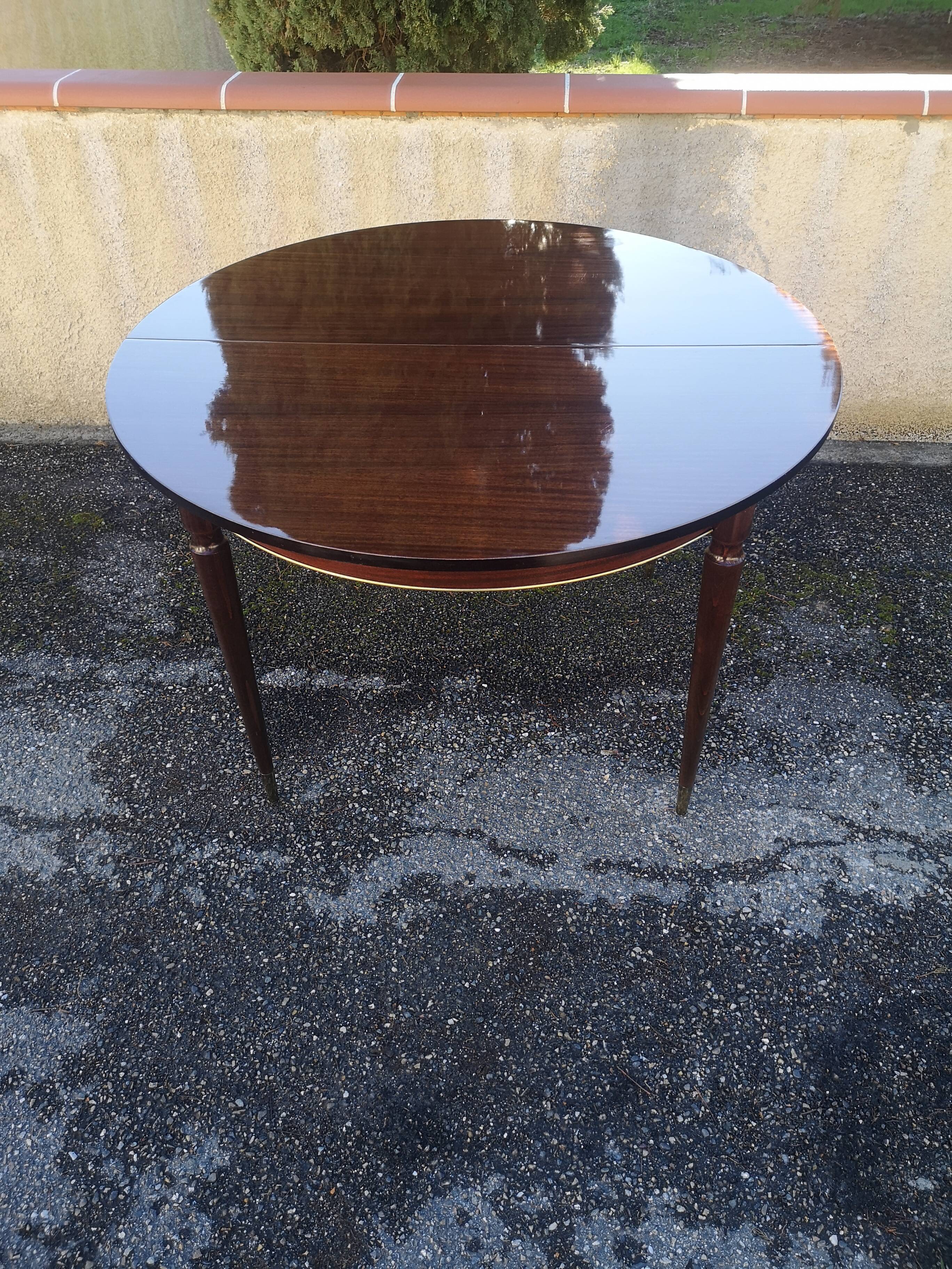 Table ronde extensible  vintage
