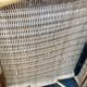 Old rattan armchair