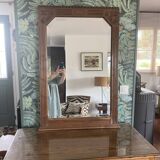 Fireplace mirror