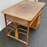 Vintage rattan desk