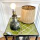 Earth lamp and braided lampshade 70s/70s