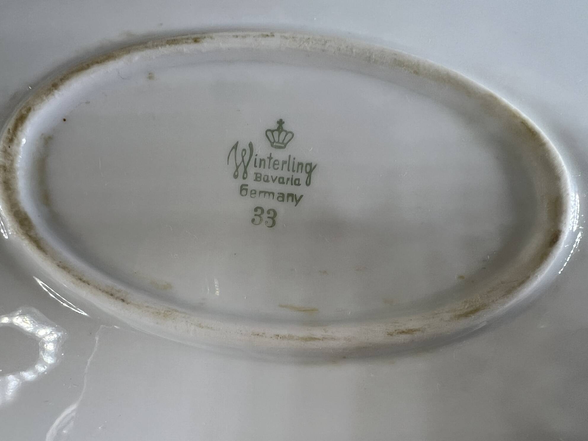 Bavaria porcelain oval serving dish