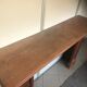 Fireplace art nouveau wood oak mantle façade dressing console