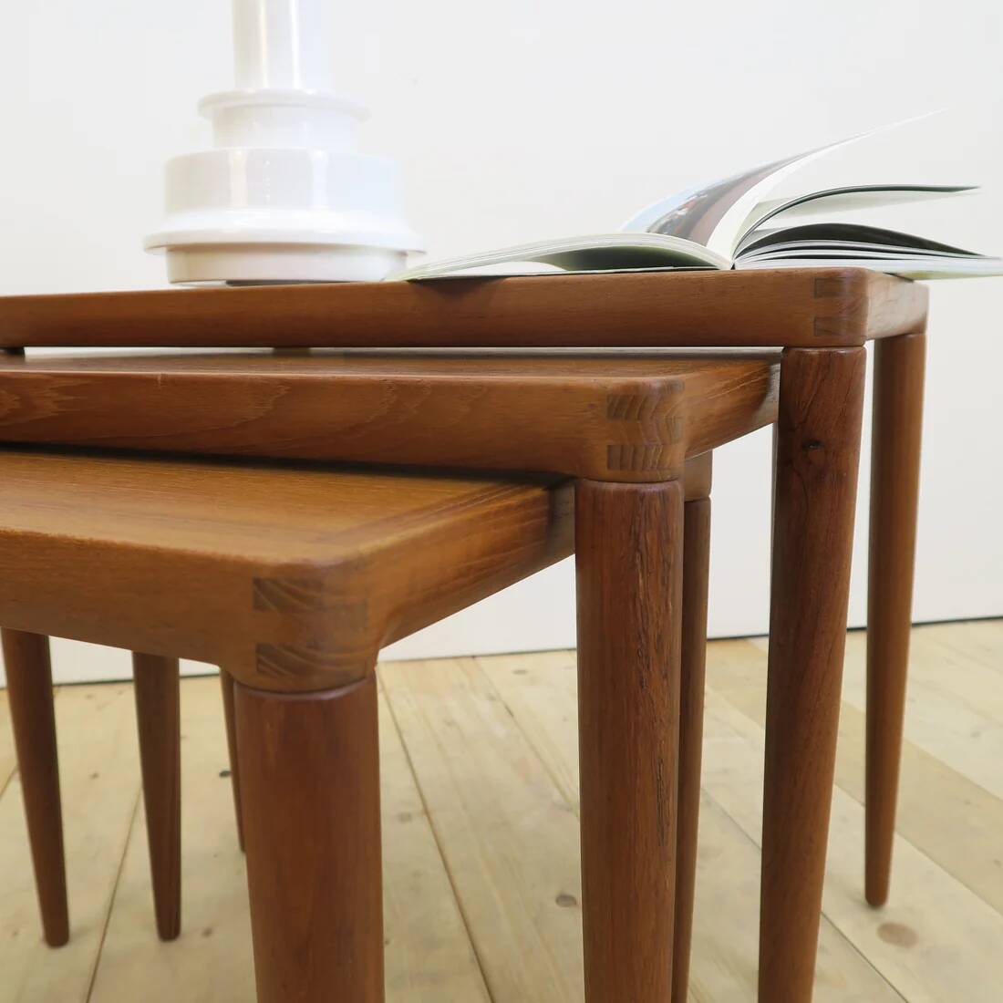 Nest of teak tables – H.W. Klein for Bramin, Denmark 1960 | Mid-Century