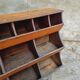 Antique grocery cabinet shop cabinet pine compartment unit 230 cm