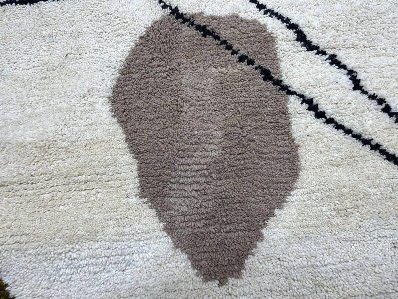 Tapis Beni Ouarain berbère en laine