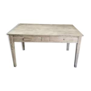 Table bureau chene industriel