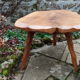 Brutalist olive coffee table 60s