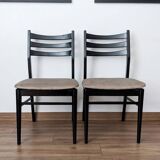 Lot de 4 chaises vintage des années 60