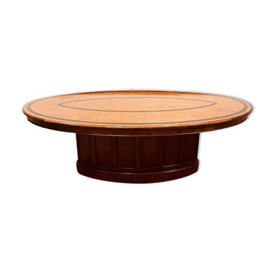 Table de réunion ovale Art Déco Globe Wernicke