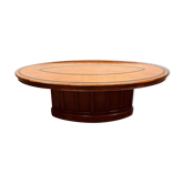 Oval Art Deco Globe Wernicke Style Meeting Table dining table