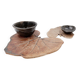 Set of decorative ceramics - "Fond d'Atelier" - N.Lebrun - Belgium 1970s