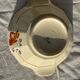 Antique Sarreguemines soup tureen with lid, rose pattern, D33 H28.
