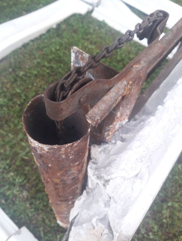 Fireplace XIX ° marble louis XV style with narrowed and floor slabs