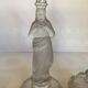 Pair of antique Catholic candlesticks
