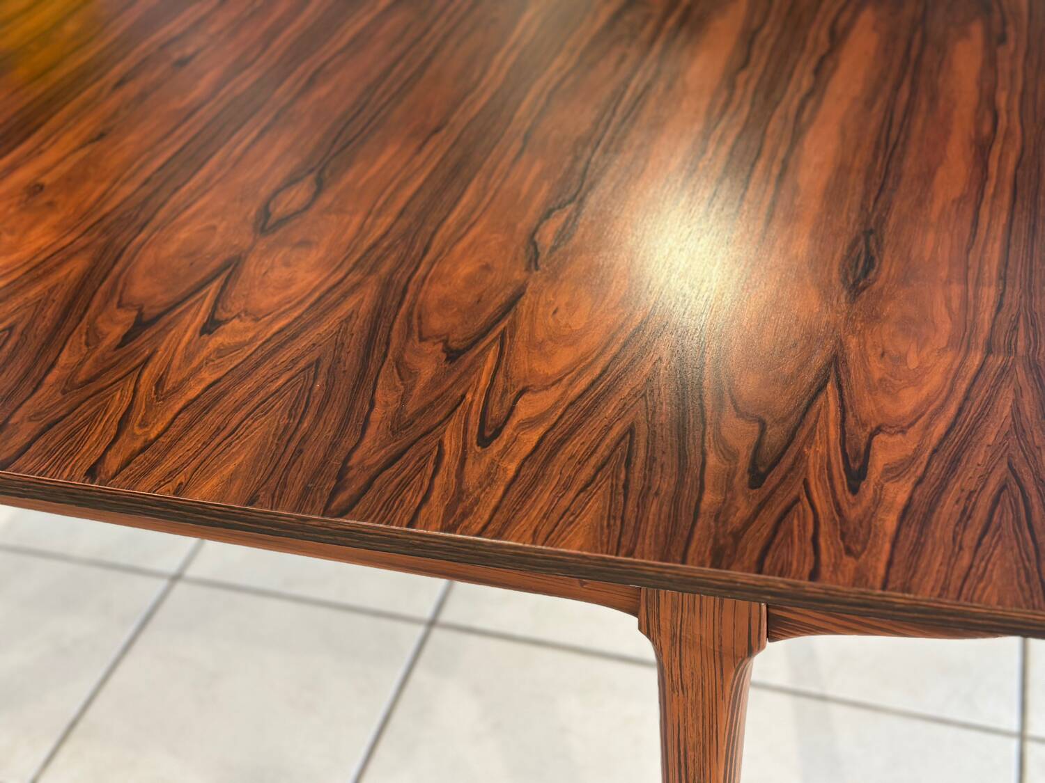 Table extensible en palissandre de style scandinave, 1970