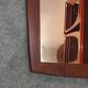 Scandinavian teak mirror - 69 x 36 cm