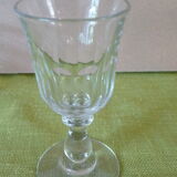 5 cut glass bistro glasses