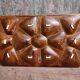 Art Deco French majolica rectangular oyster tray from Sarreguemines