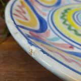 XXL Presentation Plate Multicolored Circles