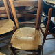 Series of 4 oak chairs mulched 50s