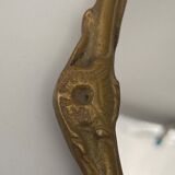 Bronze hand face of the middle XXe decor d'angelot