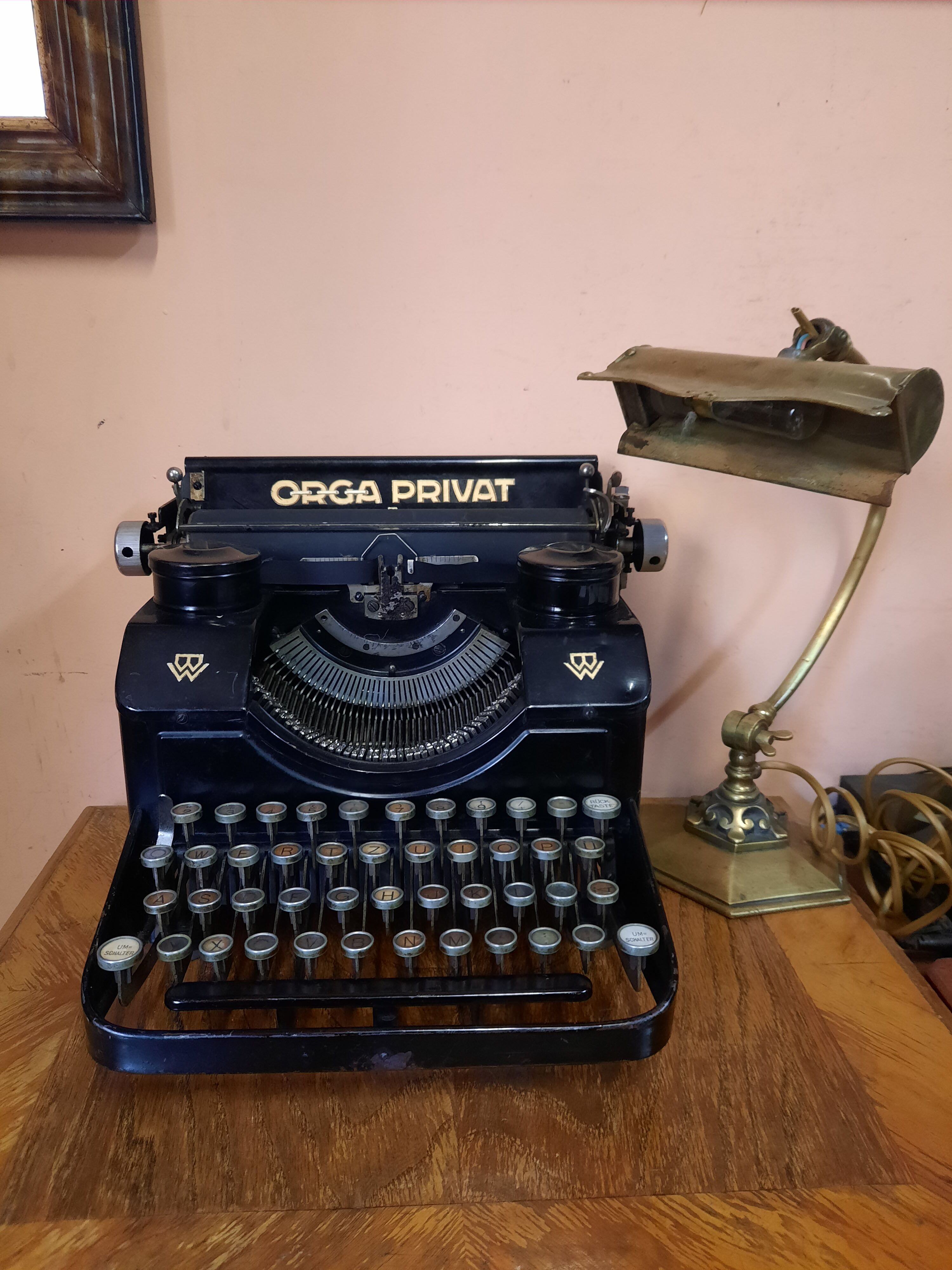 Old typewriter