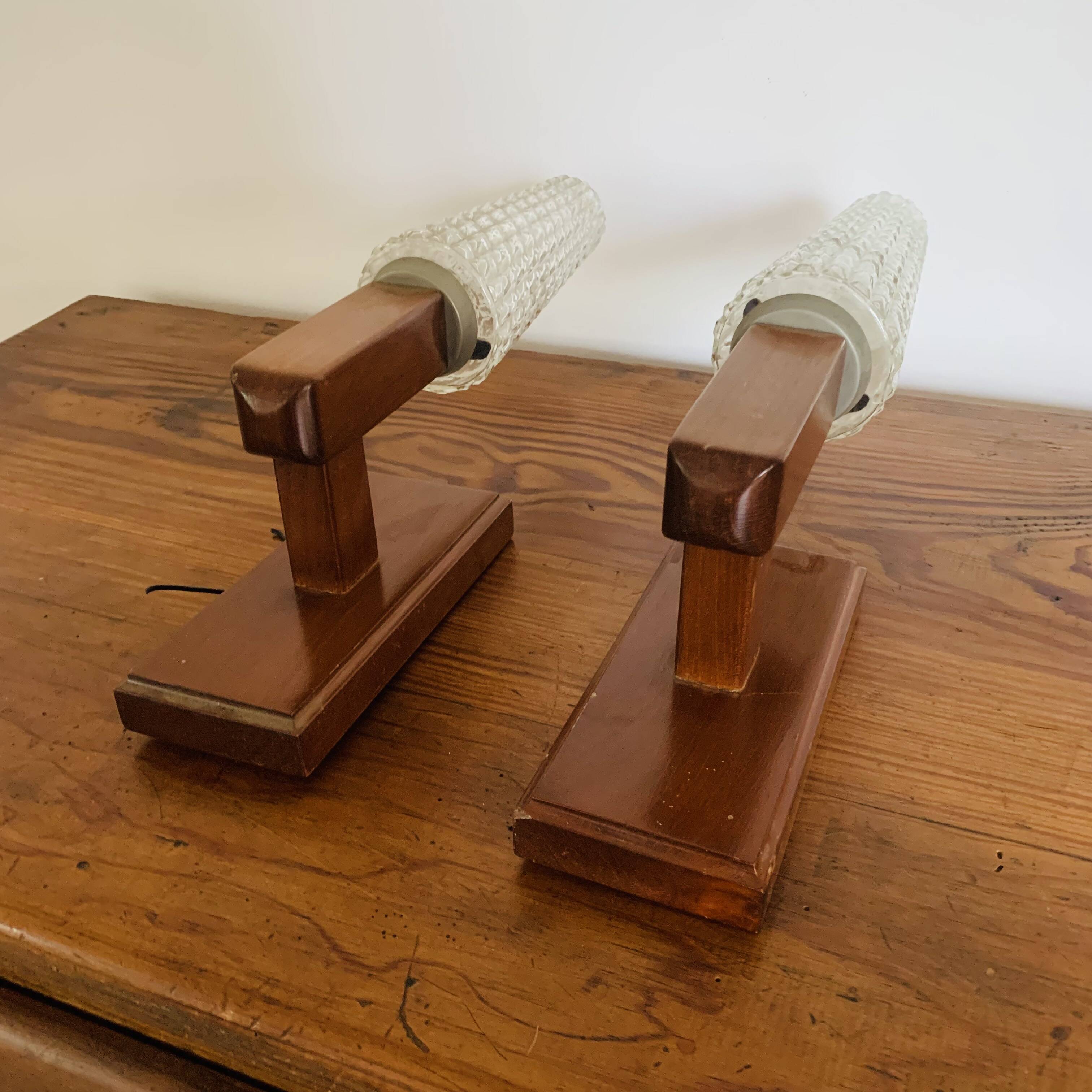 Pair of vintage wall lights