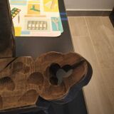 Brutalist tripod chair