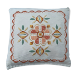 50s embroidered cushion