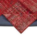 Handwoven Anatolian Contemporary 171 cm x 245 cm Red Patchwork Carpet