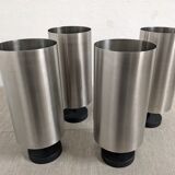 Series of 4 XXL space age spots from the 60s/70s
