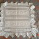 Handmade crochet diamond chair cover square