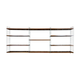 60s 70s teak string shelf module by Kajsa & Nils "Nisse" Strinning Sweden 60s
