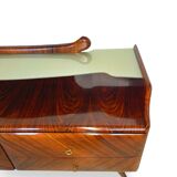 midcentury rosewood chest of drawers.