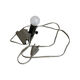 Clip-on small bedside lamp, Buchleseleuchte Germany 1950s