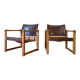 2 leather chairs Diana by Karin Mobring for IKEA, 1970