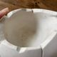 Chick in its egg, decorative plaster - empty pocket