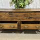 Louis XV 19th-century chest in chestnut with 2 drawers.