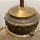 Vintage Bronze Glass Light Pendant 1960’s