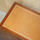 Vintage Harrods Kennedy desk in military campaign style with drawers.