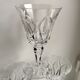 Set of 6 large crystal wine glasses 50s